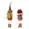 Glitzhome® Fall Fabric Scarecrow Shelf Sitters Set